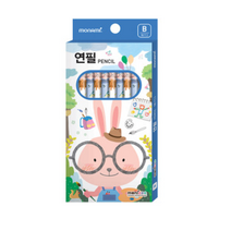모나미 모니주 연필 B 10p, 남, 5개