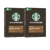 스타벅스 네스프레소 인텐시티 8 하우스 블렌드 커피 파즈 18캡슐 Starbucks By Nespresso Intensity 8 House Blend Coffee Pods, 2팩