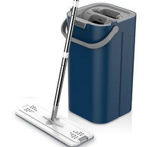 바닥청소밀대 걸레 물밀대 막대걸레 이지크린, 블루 그린, 1개