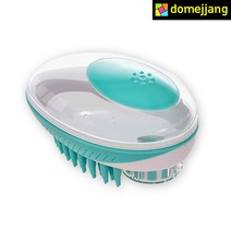 옥희독희 펫 샤워 브러쉬 반려동물 목욕용품, 1개, 그린