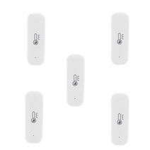 스마트온습도계 온도기록계 Tuya zigbee 스마트 홈온도 및 습도 센서 배터리 구동 스마트 홈 어시스턴트 보안 작업 alexa google home, 5개