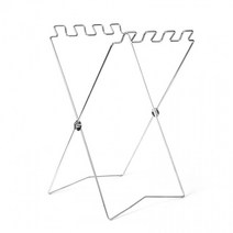 가정용 분리수거함 비닐 종량제봉투 걸이 거치대 캠핑용 쓰레기통 휴대용 틈새, 실버