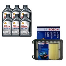 쏘렌토MQ4 2.2 디젤 쉘 힐릭스 울트라 AM-L 5W30(6L)순정필터패키지, 1개