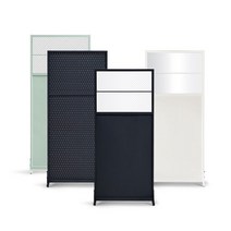 [미즌하임] 듀크 철재파티션 III (800X1800), 색상:불투명유리[민트]|사이즈:800X1800