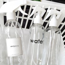 투명분무기 (스티커 증정) 분무기통 알콜 분무기 손소독제 공병, 03) 500ml 둥근 분무기-투명캡