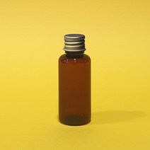 플라스틱 투명 갈색 미니 공병 여행 소분 용기 페트 병 20ml 30ml 50ml, 갈색 골드뚜껑 30ml, 1개