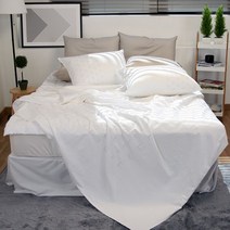 쏘메일 60수 새틴 스퀘어 자수 홑겹이불 Q, 상세설명 참조