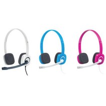 [로지텍] PC헤드셋 H150 헤어밴드형 스테레오 (3컬러), [1035630]화이트