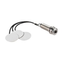 3pcs Kalimba Pickup 3 변환기 픽업 시스템 자체 접착식 엄지 피아노 Mbira Mono Piezo Pickup with Buzzer