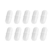 마그네틱 교반기 믹서 막대 10 개 20Mm/0.8 인치 실험실 바 플레이트, 01 White