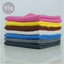 얇은수건 스팀타올 미용실수건 업소용수건 55g 백색 10장 1묶음