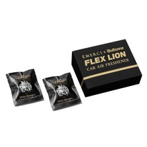 에멜시 X 불스원 플렉스라이언 차량용방향제 리필세트 1+1, 스윗베리 2개