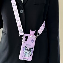 갤럭시 A42 A23 A33 A14 산리오 쿠로미 그립톡 잼키즈폰 젬폰 케이스 QB009
