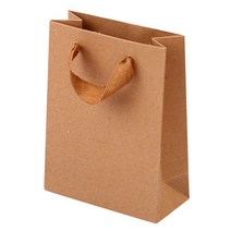 무지 크라프트 종이쇼핑백 12X16cm, 2개
