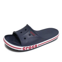 크록스 바야밴드 슬라이드 슬리퍼 네이비 205392-4CC