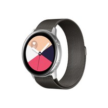 타임워커 스마트워치 마그네틱 메탈 메쉬 밴드 20mm, 블랙