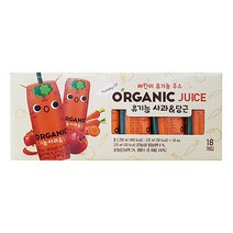 롯데 오가닉 유기농 사과&당근 주스 125ML X 18