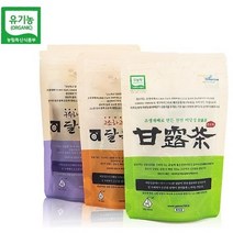 유기농 감로차 20T 3종 / 비건식품 / 유기가공식품 / 달콤한차 / 수국차 / 이슬차 / 현미차, 유기농 고소하고 달콤한차 20T/B