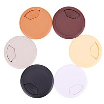 데스크홀커버 50mm 블랙 전선캡 홀커버 마개 뚜껑, 데스크홀커버50mm엘로우