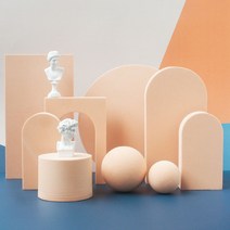 포토 박스 미니 스튜디오 촬영 돔 기하학적 스폰지 블록 제품 소품 디스플레이 쥬얼리 화장품 정물 사진 광고 3D 장면 장식, 43.HEXAGON - PINK