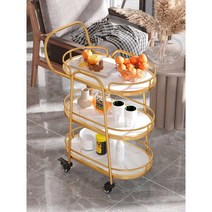 가정용 호텔 이동식 선반 트롤리, 그린 프레임