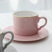 소울 핑크 커피잔 1인조 세트, 단품