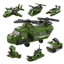 [알꿀밤-레고호환블럭-팩] E레고호환 1000pcs 블럭세트 팩 시리즈E, E육군 수송헬기 세트 팩E