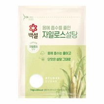 [만능]백설 하얀 자일로스 설탕1KG 달콤한 발효 효소 담금주 과일청 간단요리 CJ 가을 식재료, 4개