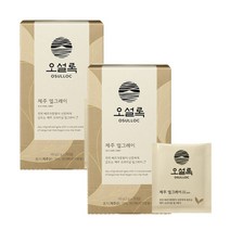 카페인없는 잠잘오는 차 오설록 제주 얼그레이 티백 20EA(40g)