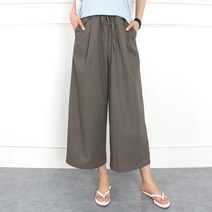 핏예쁜 가을 밴딩팬츠 빅사이즈팬츠 S~3XL 네츄럴밴딩와이드팬츠