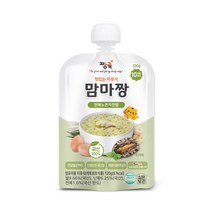 짱죽 짜먹는 이유식 맛있는 이유식 맘마짱(스파우트형), 전복노른자진밥(10개월부터)