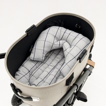 해리스펫 강아지 유모차 볼스터 베개 쿠션 베이직 시리즈, 스퀘어그레이