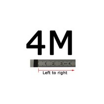 연귀 트랙 테이프 측정 자기 접착 메트릭 스테인레스 스틸 스케일 눈금자 1M-6M T-트랙 라우터 테이블 톱 목공 도구, 4M-LTR