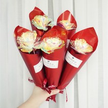 [ 크리스탈 홀로그램 장미 세트 ] 아르띠콜로 한송이 조화 꽃다발 여자 친구 선물 ( 입학 졸업 선물 꽃 공연 회사 교회 어린이집 유치원 학교 행사 졸업식 선물용 단체 꽃다발 ), 로맨틱 레드, 10개 set