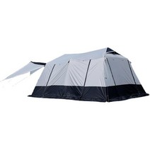 조엘리 야외 투룸 텐트 원터치 초대 거실형 블랙 코딩 자외선 차단, S( 360*240*185CM), 화이트브라운