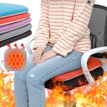 1인용 usb 탄소온열 메모리폼 전기방석 전자파없는 사무실 고양이 강아지 엉뜨방석, 다크브라운