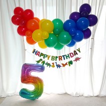 [3시전당일발송]DIY 구름 풍선가랜드세트 /생일파티 홈파티 돌잔치준비 셀프촬영 베이비샤워 백일, 레인보우