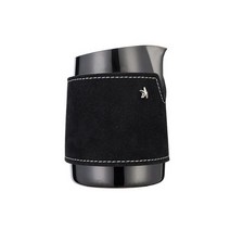 420ml 스테인레스 스틸 우유 Frothing 용기 에스프레소 커피 투수 바리 스타 크래프트 포트 라떼 컵, Black