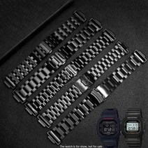 스테인레스 스틸 시계 밴드 카시오 DW5600 GW-B5600 GA 110 100 120 GD 100 팔찌 수리 밴드 스포츠/GD-A459400