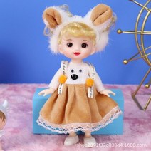 구체관절인형 마론 구관 인형 16cm 미소 공주 정장 드레스 13 움직일 수있는 공동 3d 눈 12 포인트 사랑스러운 패션 공주 장난감 생일 선물 199, f2, 전체 인형