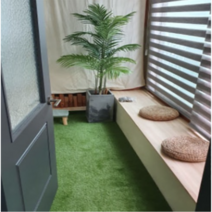 원그린 방염 인조 롤잔디 PX2800C 2 x 0.5 m, 5개