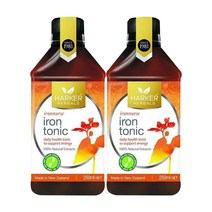 하커허벌즈 (HARKER HERBALS) 하커 허벌스 아이언 (철분) 토닉 250ml X 2개, 500ml, 1세트