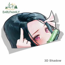 메탈스티커 차량 금속 제작 핸드폰 전자파차단 오토바이 Earlfamily 만화 자동차, 3d 그림자 b, 13cm, 1개