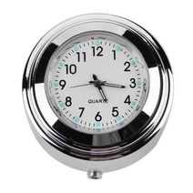 오토바이부품 오토바이용품 유니버설 방수 오토바이 자전거 핸들 바 마운트 시계 쿼츠 혼다 야마하 suzuk에 대한 알루미늄 빛나는, A