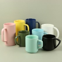카페 무광 머그잔 모음 파스텔 마카롱 머그컵, 그레이, 선택1-무광머그컵