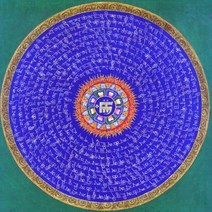 탱화 불교용품 산신 종합 관세음보살 아미타불 무속용품 불교그림 선녀 금강경사경 현대 페인팅 핫 티베트 Thangka 벽 아트 캔버스 믿음 부처 만다라 옴 요가 홈 장식 사진, 16.30x30cm no frame - q