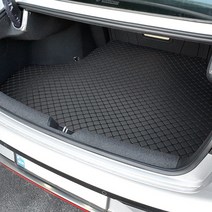 카프트 그랜저 GN7 트렁크매트 프리미엄 퀼팅 가죽, 블랙-블랙, 하이브리드, 현대
