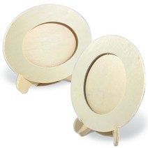 나무 액자 타원형, 50개