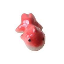 몽치리 펫 오아시스 세라믹 도자기 고양이 대용량 자동 정수기, 세라믹물고기장난감 (레드)