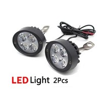 지노기업/LED 라이트/12V/24V/오토바이/트럭/작업등/4구/85V/24W/4발/1조/선박/화물차/다용도/안개등/유니버설/겸용/보트/대형트럭/전조등/스포트/집중형/램프/후진등/, 유니버설 LED 안개등(1조)